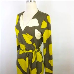 DVF Richley Wool Wrap Dress